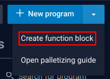 Create a function block from Programs