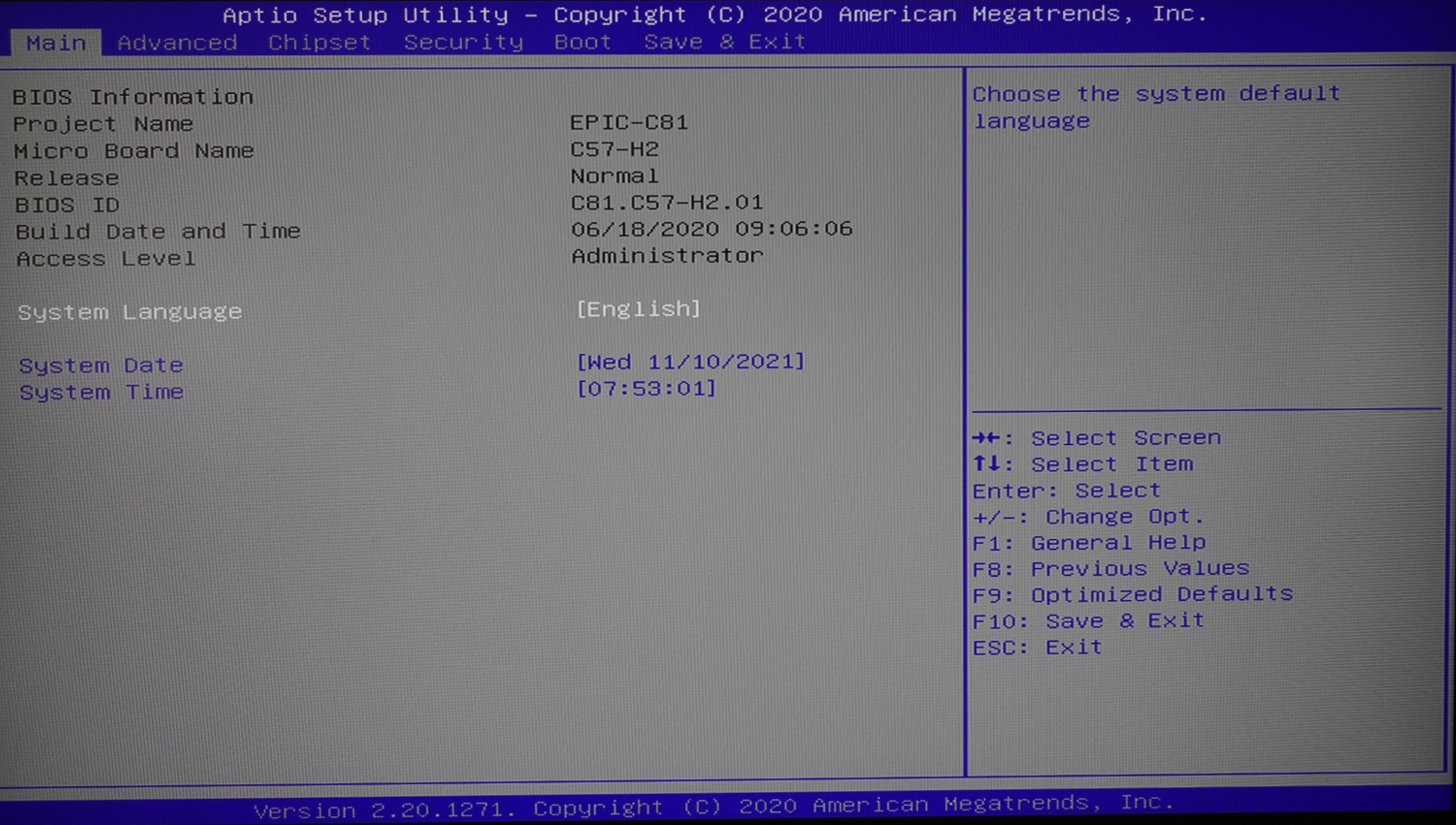 BIOS Step 00