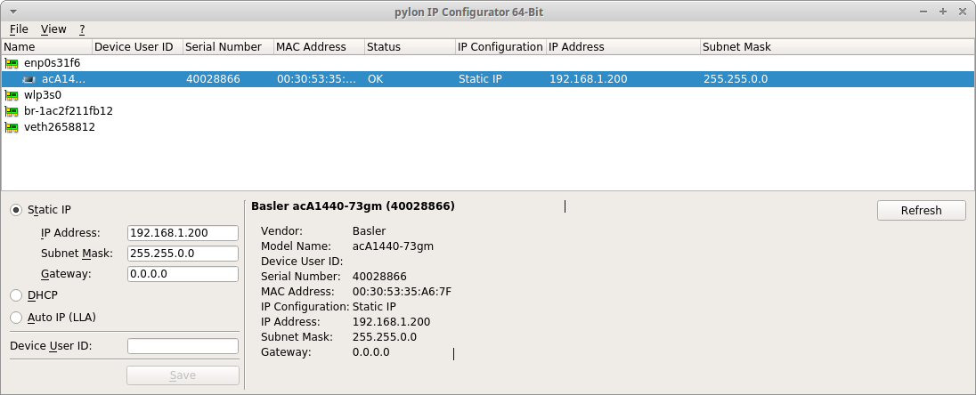 IP camera config step 3