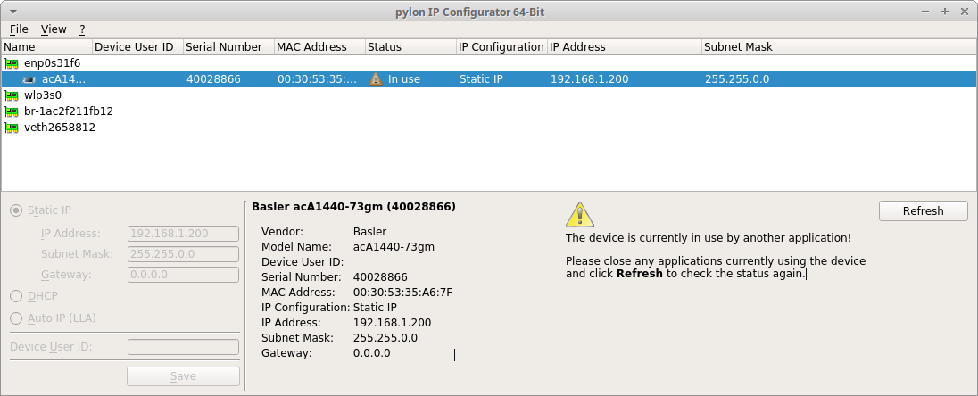 IP camera config step 4